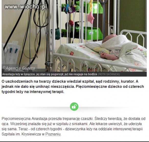 Ojciec pobił 5-miesieczną córkę