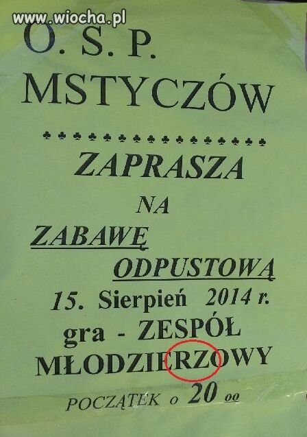 Szału NI ma dupy nie urywa 