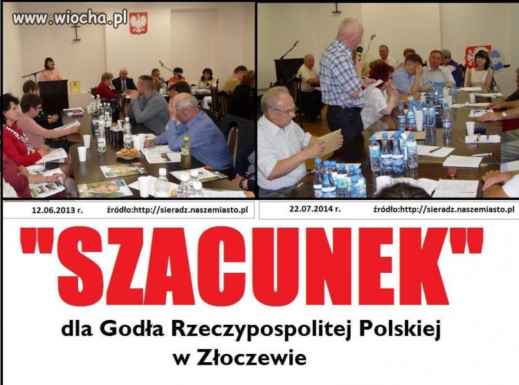 PROFANACJA GODŁA !!! Wiocha!