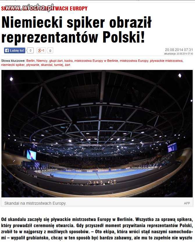 No cóż. Taką mamy opinie na Zachodzie