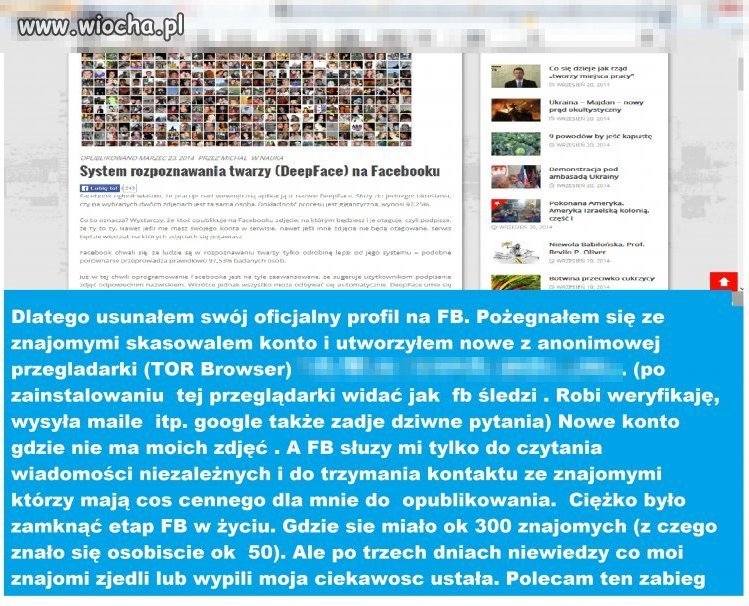 Uważajcie na FB