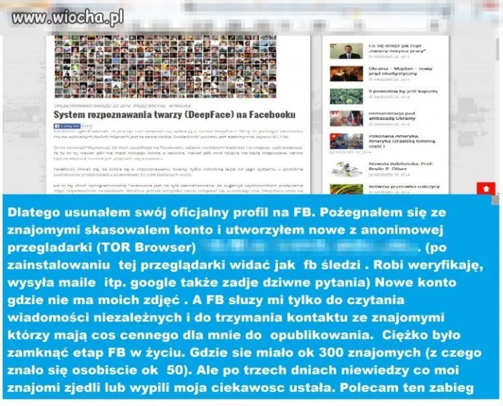 Uważajcie na FB