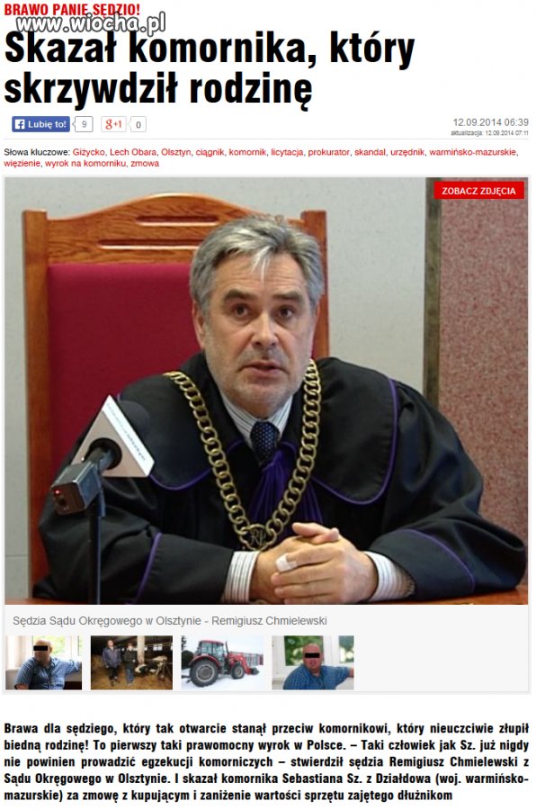 Wiochą jest tu to, że w tym chorym kraju