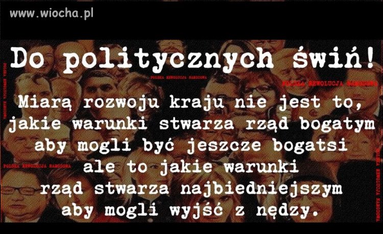 Z dedykacją dla naszych polityków ...