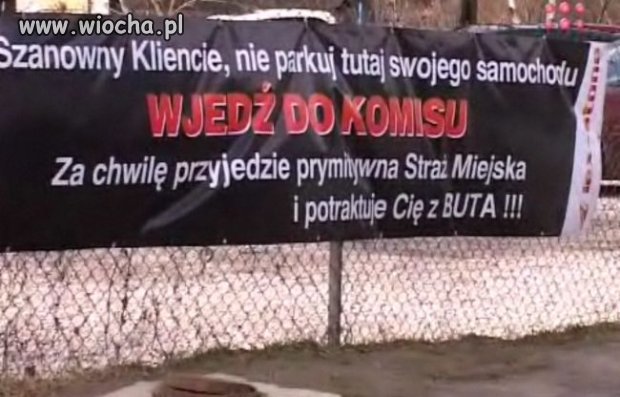 Właściciel dba o klientów 
