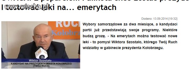 Trzeba być nowoczesnym i nie testować już na