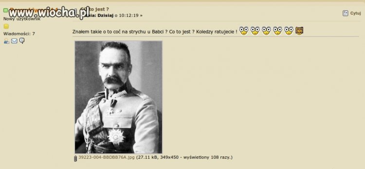 Nie wiedzieć kim był Józef Piłsudski...