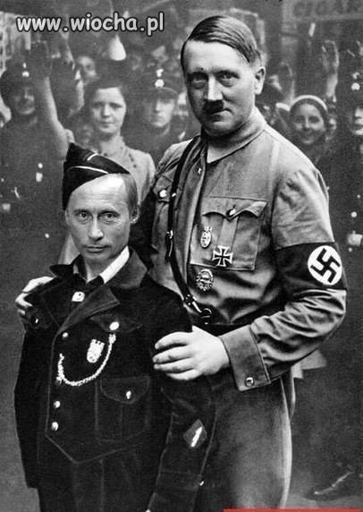 Mały Władzio z idolem 