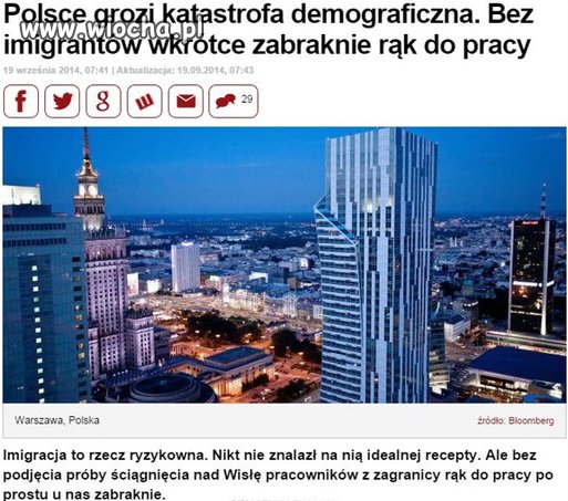 "Brak rąk do pracy"  a bezrobocie 15%