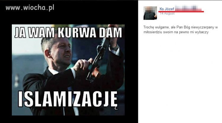Pewien Ksiądz przemawia