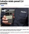 Pijana lekarka na dyżurze 