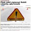 Nigdy nie wsiadłem za kółko po kieliszku... 