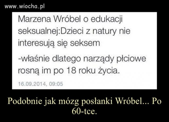 Marzena Wróbel o edukacji seksualnej