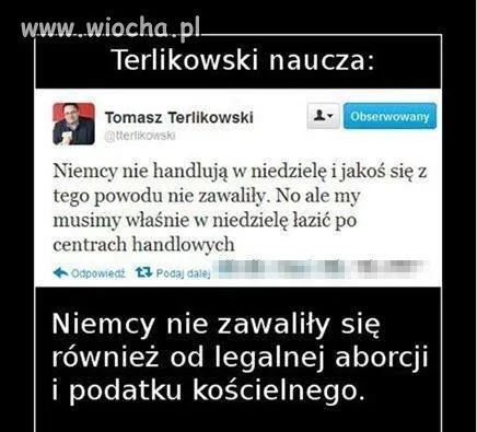 Terlikowski na papieża.