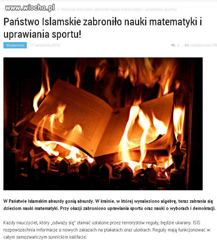 Religia zrobi z nich idiotów... 
