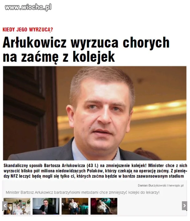 Kolejny cudowny pomysł ministra zdrowia ...