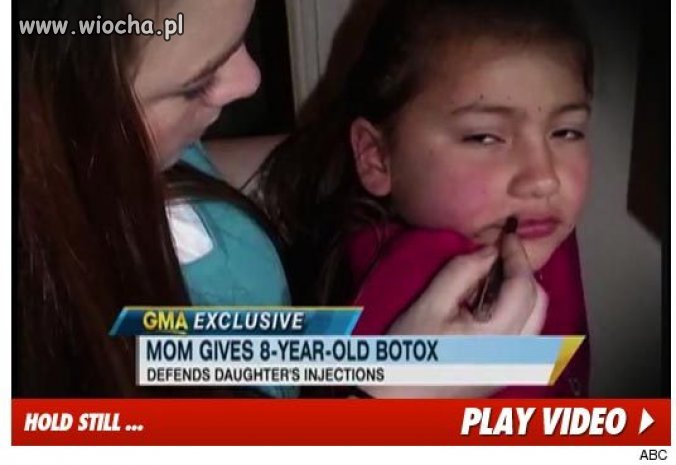 Botox dla ośmioletniej dziewczynki...