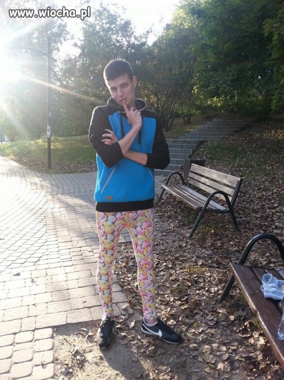 Wiocha w parku