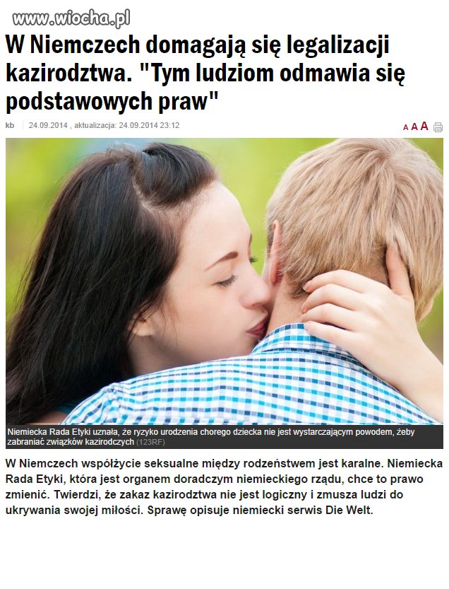 Legalizacja kazirodztwa w Niemczech?