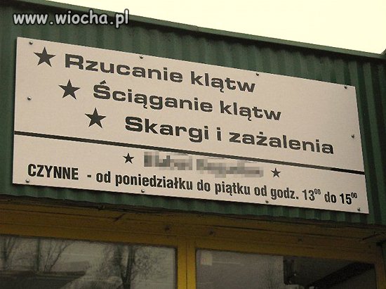 Klątwy...