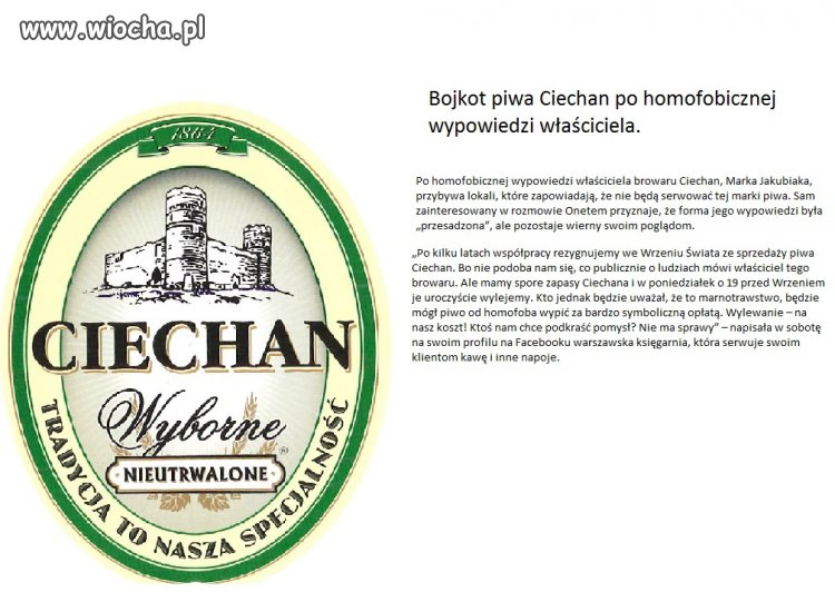 Ja chętnie wypiję to przeznaczone do wylania.