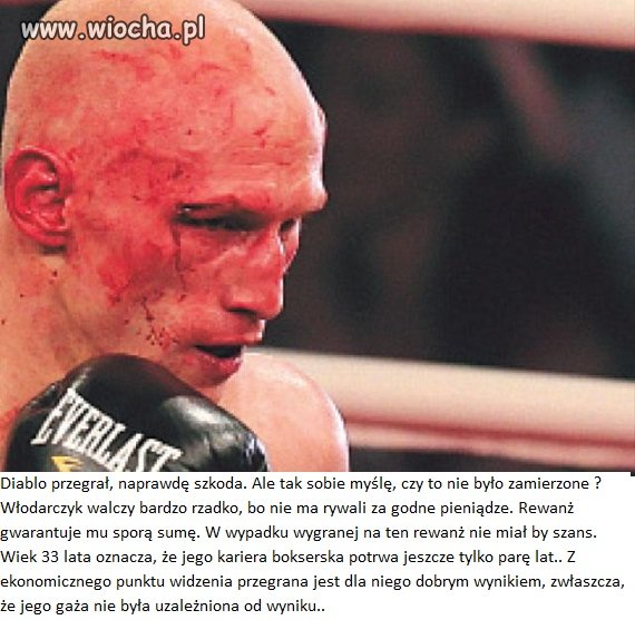 "Diablo" Włodarczyk przegrał