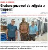 Wspólne zdjęcie z trupem