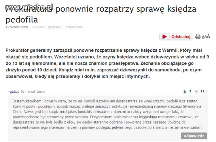 Jak tu walczyć z pedofilią w kościele,
