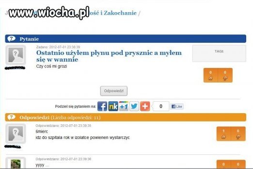 Głupszego pytania