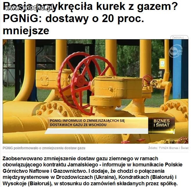 Przykręcony kurek ? 