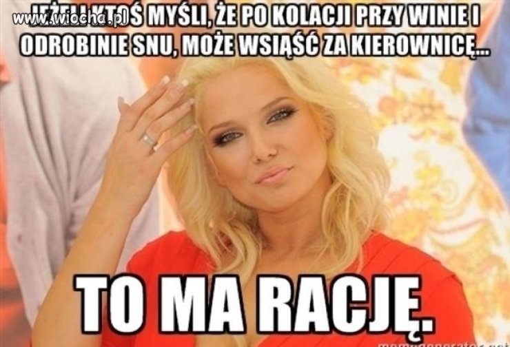 Wiadro wina do kolacji.