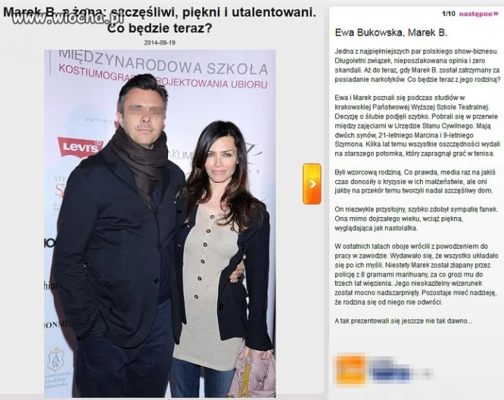 Ewa BUKOWSKA i jej mąż Marek B.