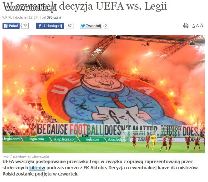 Wiocha dla UEFA