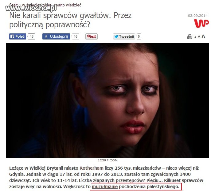 1400 dziewcząt zgwałconych przez muzułmanów