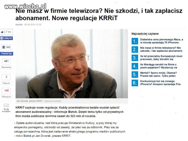 Cóż, żarty o opodatkowaniu tlenu atmosferycznego...
