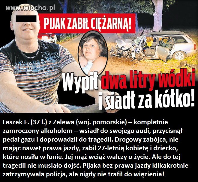 Kolejny frajer za kółkiem