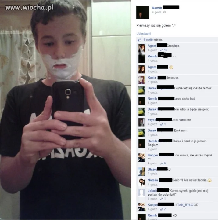 Pianka do golenia