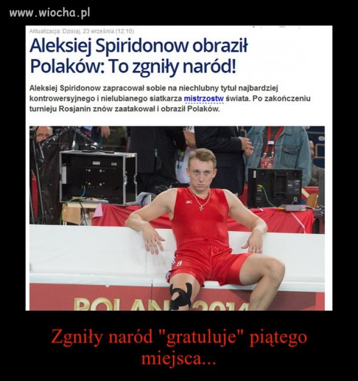 Oj ten to nie umie przegrywać