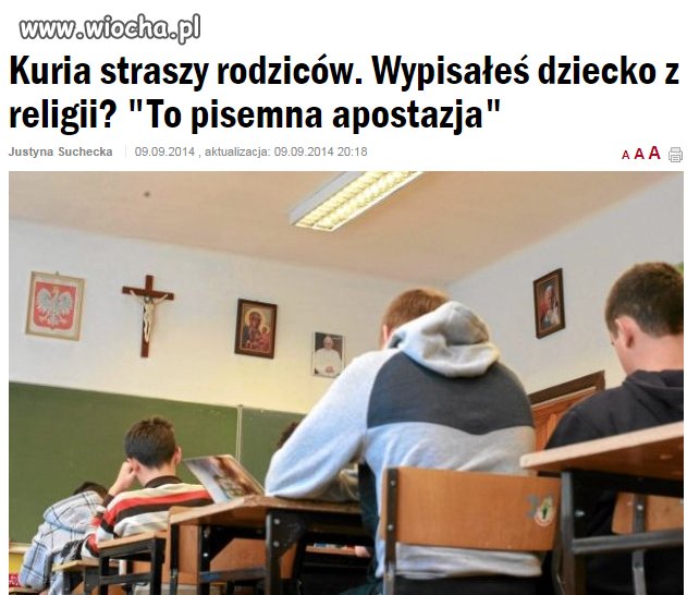 Szantaż kurii...