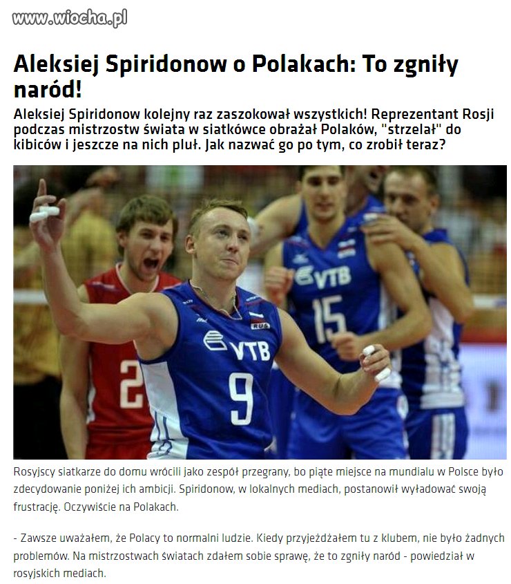 Umiejętność przegrywania z honorem ...