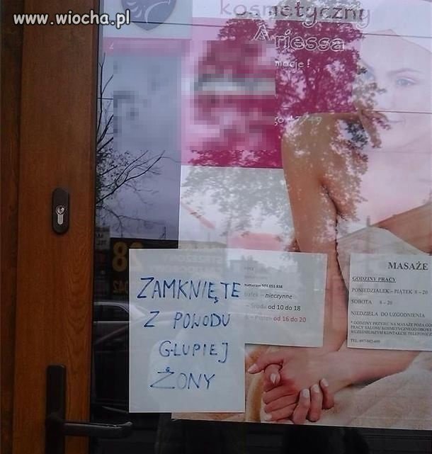 No No.. jak żona zobaczy...