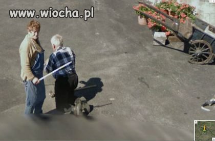 Sfilmowane przez Google Street View