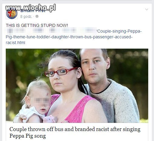Wyrzuceni z autobusu bo śpiewali o śwince Peppa. 
