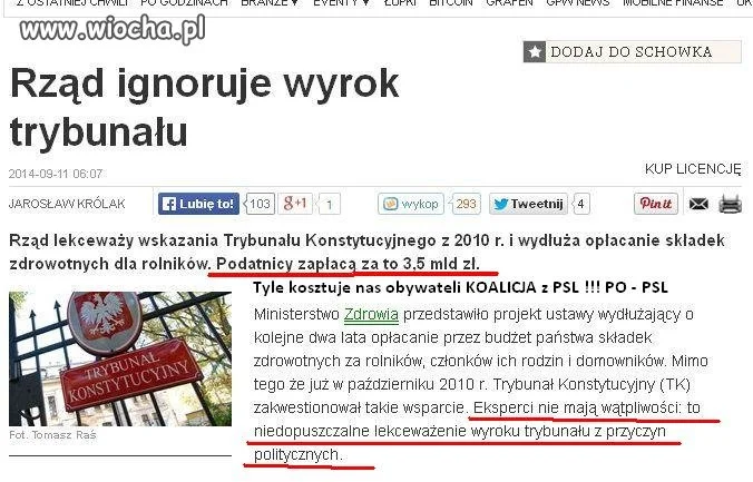 Reformy OFE ... ale KRUS ... ??? 