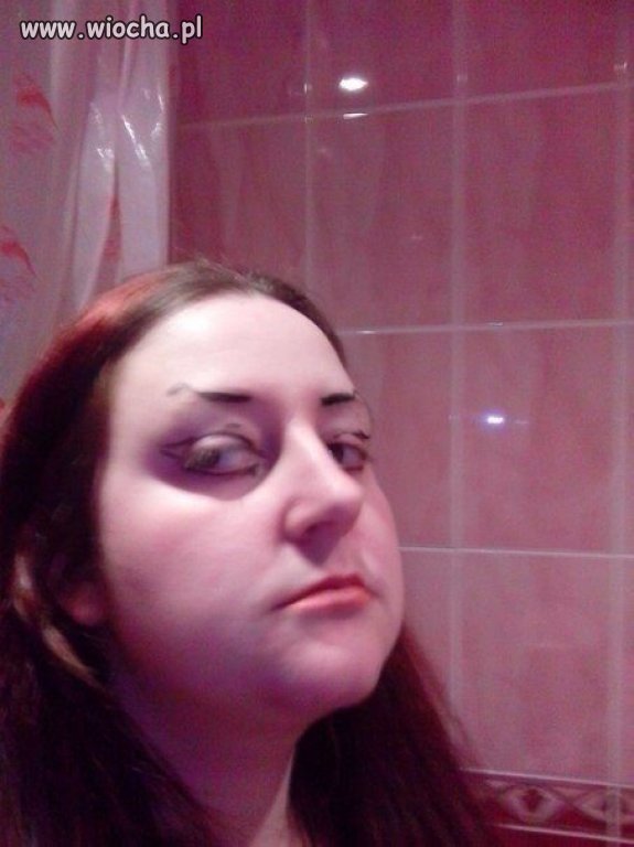 Selfie w łazience.
