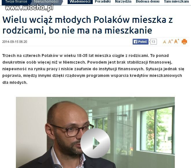Ja bym chentnie wyprowadził się ale za co