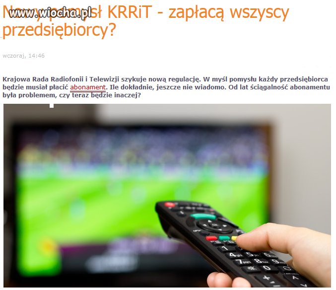 Masz firmę? Płać abonament
