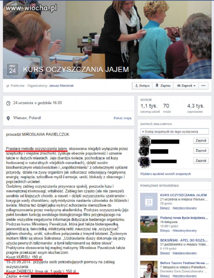 Kurs oczyszczania JAJEM