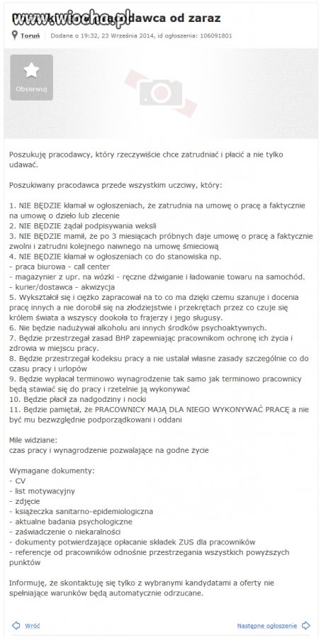 Szara rzeczywistość bezrobotnego