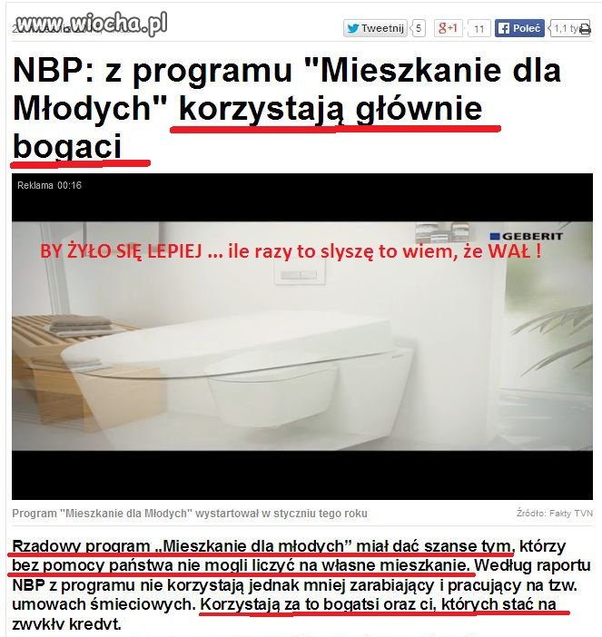 Platfusy jeszcze niczego nie zrobili dobrze